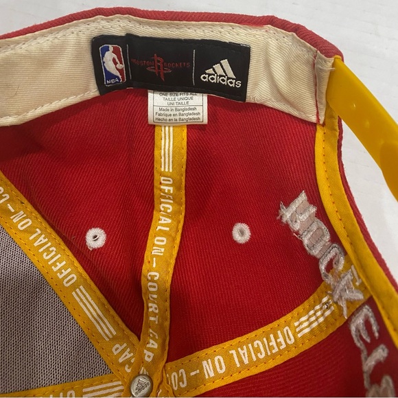 Houston Rockets Adidas Vintage Red Hat OSFM - Picture 6 of 7